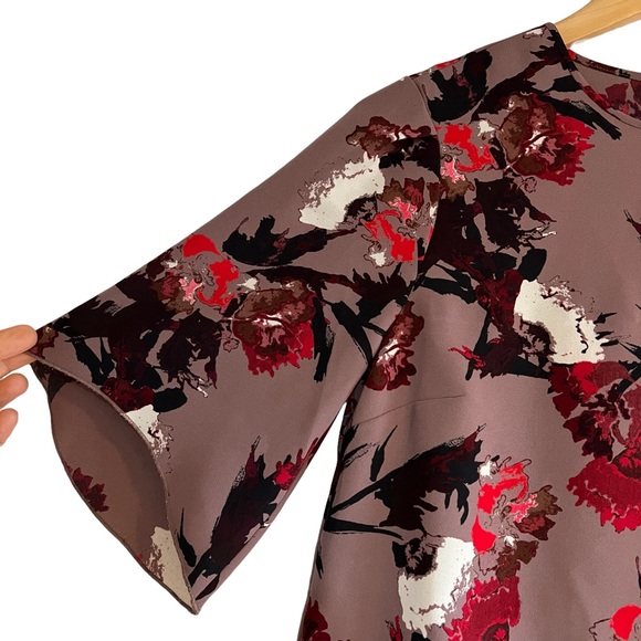 Wilfred Cambrai blouse, floral cropped short sleeves size XS excellent condition - Picture 5 of 12